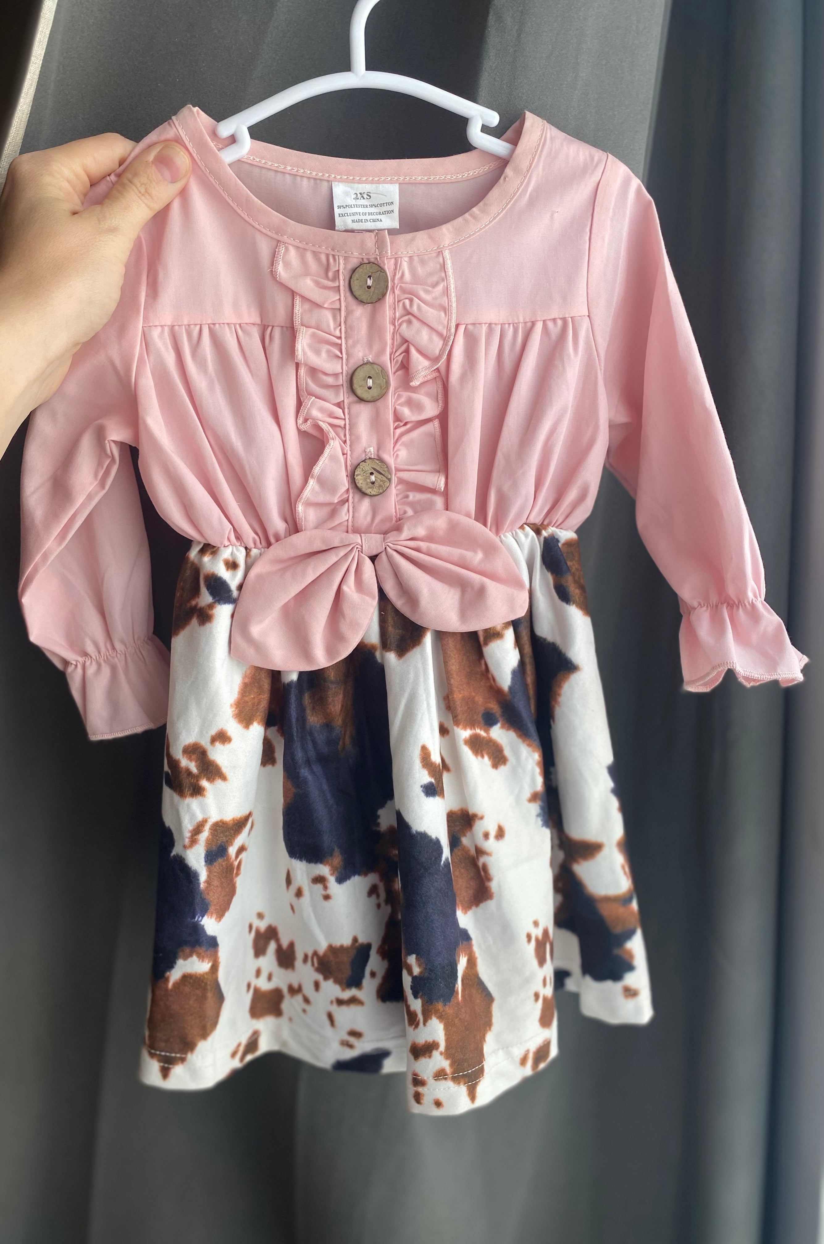 Cow Print Dress