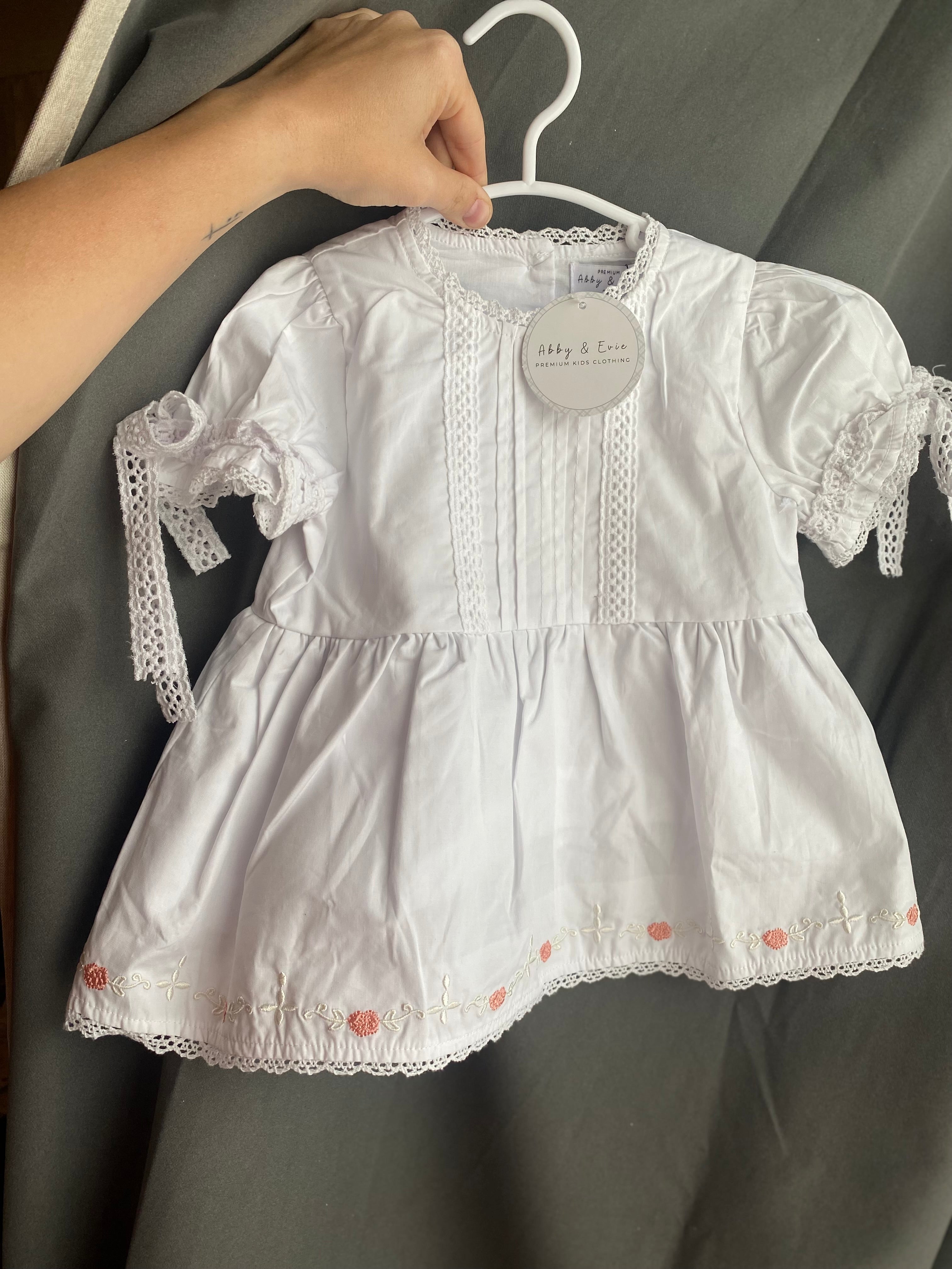 Floral Embroidery Bloomer Set