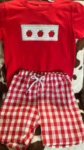 Boys Red Apple Set