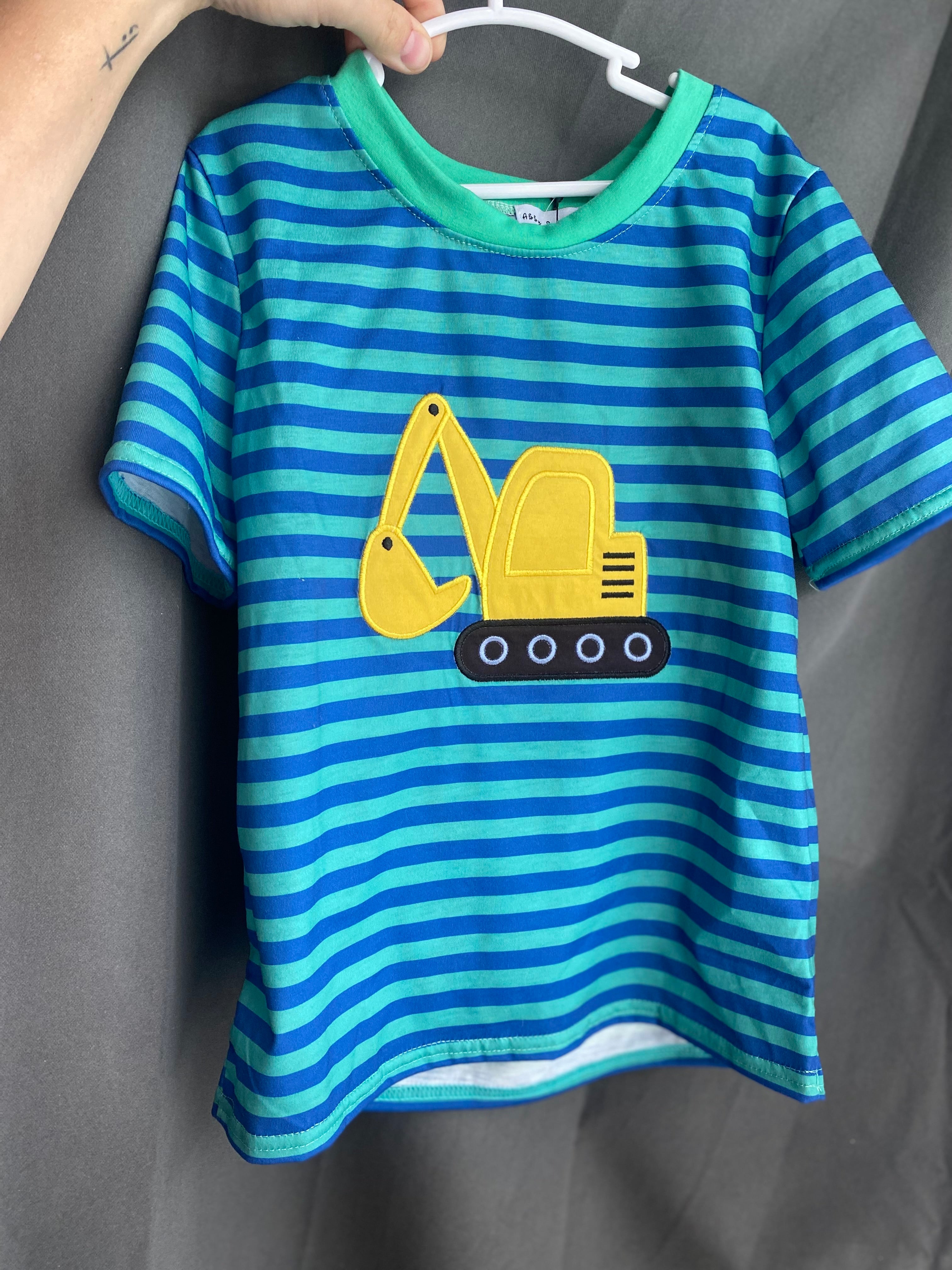 Teal Excavator Top