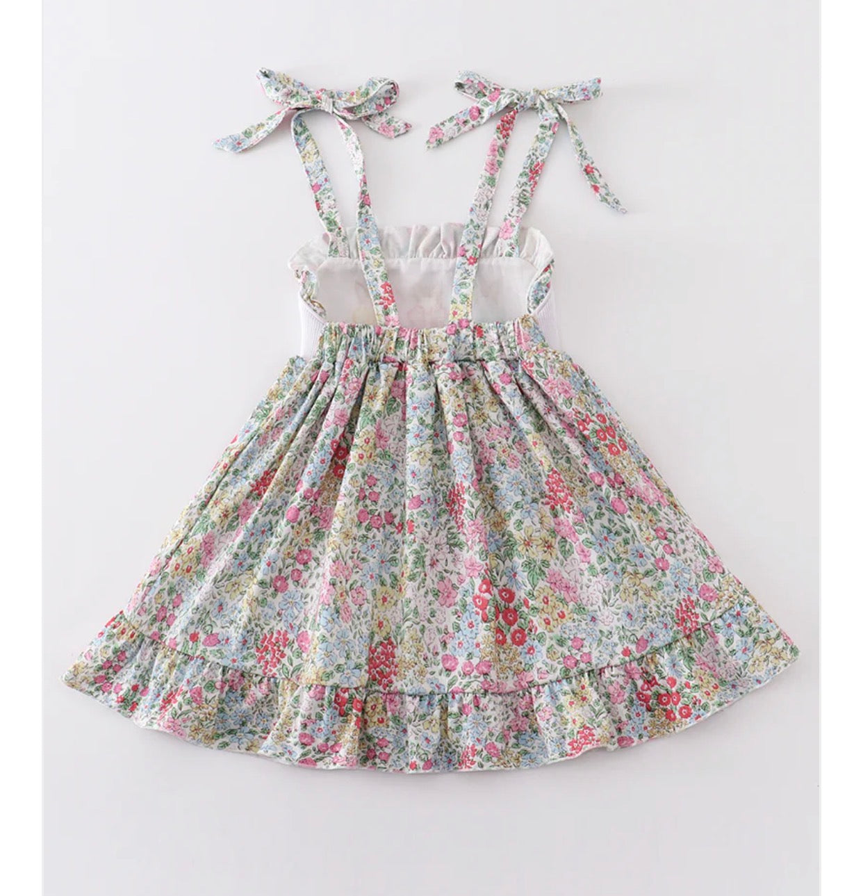 Girls Embroidered Smocked Easter Dress
