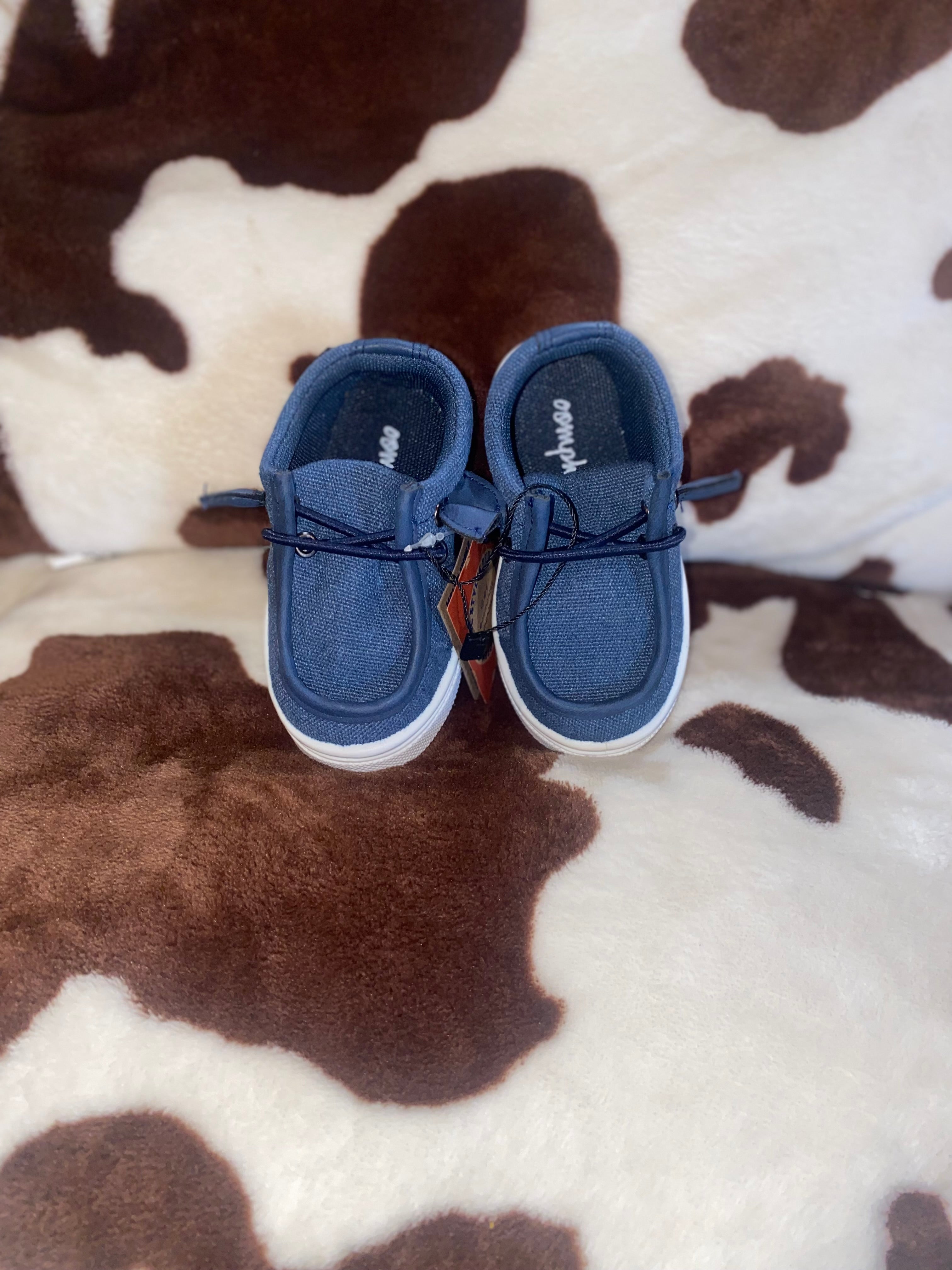 Blue Slip On