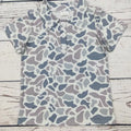 Boys Camo Printed Polo