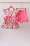 Girls Baseball Short Set